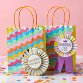 Talking Tables Wavy Multicoloured Gift Bags 8 Pack